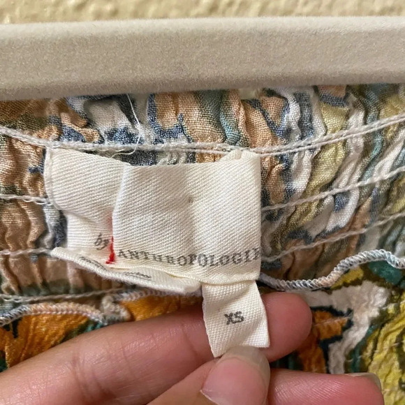 Anthropologie Rayna Smocked Top - Picture 6 of 6